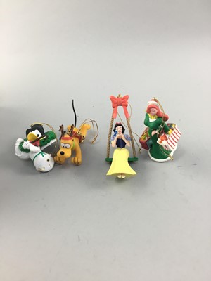 Lot 115 - A COLLECTION OF DISNEY CHRISTMAS TREE DECORATIONS