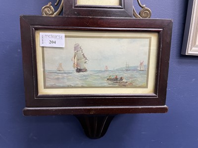 Lot 204 - THE NEW HAVEN CLOCK CO AMERICAN WALL CLOCK