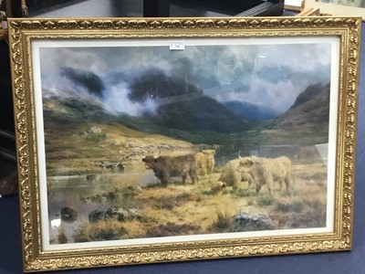Lot 258 - A FRAMED REPRODUCTION AFTER LOUIS BOSWORTH HURT