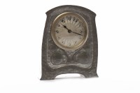 Lot 1065 - EARLY 20TH CENTURY TUDRIC PEWTER DESK CLOCK...