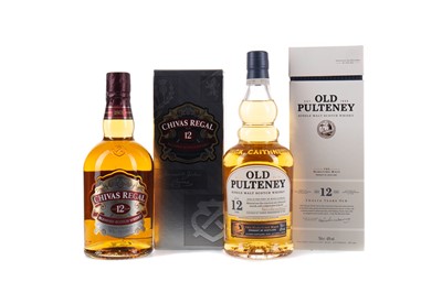Lot 41 - OLD PULTENEY AGED 12 YEARS, AND CHIVAS REGAL AGED 12 YEARS