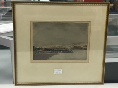 Lot 239 - THREE ETCHINGS BY GEORGE HOUSTON