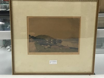 Lot 239 - THREE ETCHINGS BY GEORGE HOUSTON