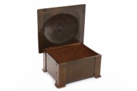 Lot 1100 - ARTS & CRAFTS COPPER CASKET ATTRIBUTED TO A. E....