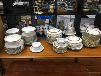 Lot 349 - A CZECH PART DINNER SERVICE AND ANOTHER