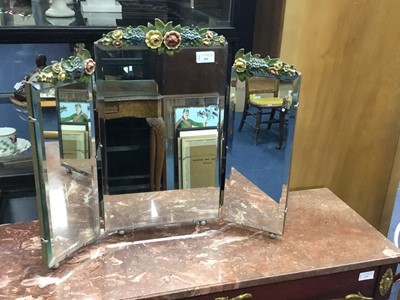 Lot 361 - A 20TH CENTURY BARBOLA DRESSING MIRROR