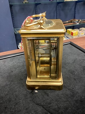 Lot 1113 - A VICTORIAN CARRIAGE TIMEPIECE