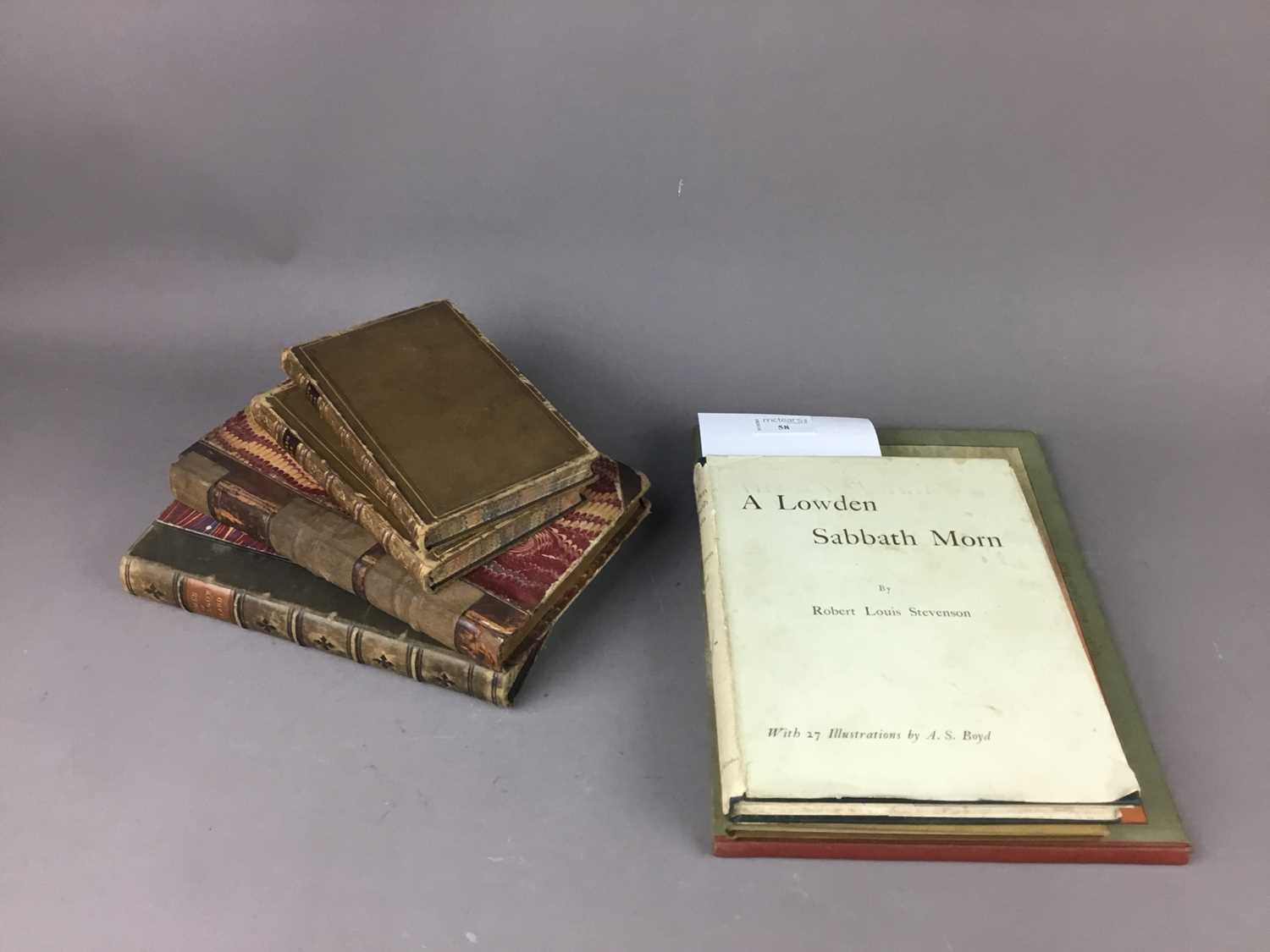 Lot 58 - A COLLECTION OF ANTIQUARIAN AND OTHER BOOKS