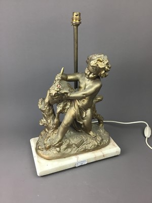 Lot 12 - AN EARLY 20TH CENTURY TABLE LAMP