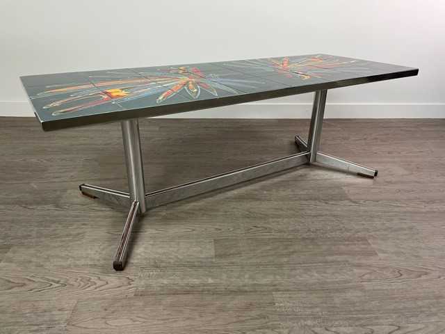 Lot 817 - A 1970S COFFEE TABLE