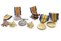 Lot 1132 - TRIO OF WWI MEDALS Comprising 1914-15 Star,...