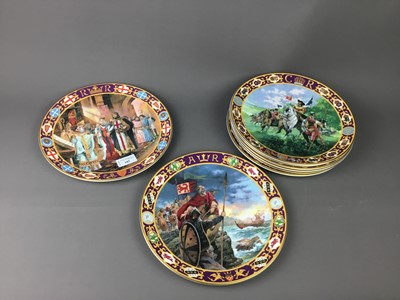 Lot 185 - A LOT OF EIGHT ROYAL DOULTON KINGS AND QUEENS OF THE REALMS PLATES