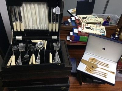 Lot 168 - A LOT OF PLATED CUTLERY