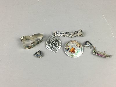 Lot 120 - A COLLECTION OF VINTAGE SILVER JEWELLERY