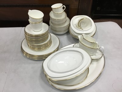 Lot 218 - A ROYAL DOULTON ' GOLD CONCORD' PATTERN PART DINNER SERVICE