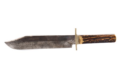 Lot 839 - AN EARLY 20TH CENTURY BOWIE KNIFE
