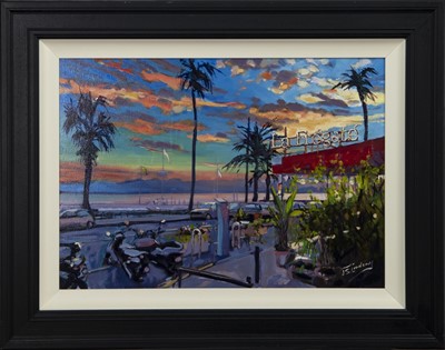 Lot 602 - LA FREGATE, AN OIL BY JAMES SOMERVILLE LINDSAY