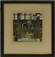 Lot 1203 - FINLAY MACKINTOSH, INTERIOR KELVINGROVE...