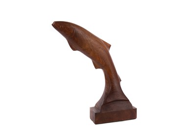 Lot 560 - SALMON LEAPING, A SCULPTURE BY THOMAS SYMINGTON HALLIDAY