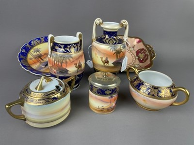 Lot 249 - A LOT OF NORITAKE CERAMICS INCLUDING VASES AND PLATES