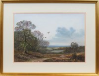 Lot 1207 - * WENDY REEVES, FLYING PHEASANTS pastel on...