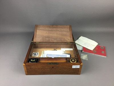 Lot 343 - A 20TH CENTURY WRITING SLOPE