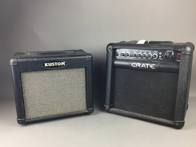 Lot 103 - A CRATE BT15 BASS AMPLIFIER ALONG WITH TWO OTHER AMPLIFIERSS