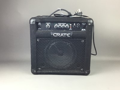 Lot 103 - A CRATE BT15 BASS AMPLIFIER ALONG WITH TWO OTHER AMPLIFIERSS
