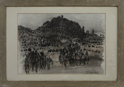 Lot 617 - AN UNTITLED WATERCOLOUR BY CARLO ROSSI