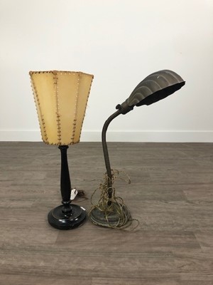 Lot 275 - A VINTAGE ANGLPOISE LAMP AND ANOTHER TABLE LAMP