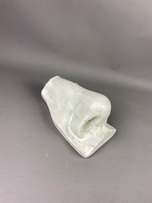 Lot 305 - A STUCCO SCULPTURE OF A NOSE