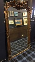 Lot 1267 - VICTORIAN PIER GLASS MIRROR OF ROCOCO DESIGN...