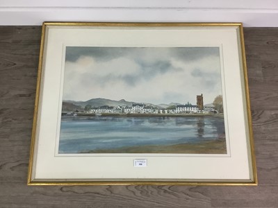 Lot 388 - A WATERCOLOUR OF INVERARY