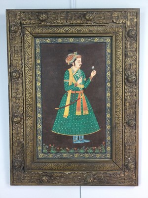 Lot 1930 - AN EARLY 20TH CENTURY INDIAN MUGHAL PAINTING