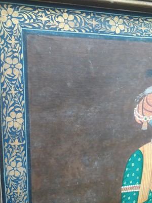 Lot 1930 - AN EARLY 20TH CENTURY INDIAN MUGHAL PAINTING