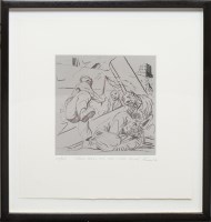 Lot 231 - * PETER HOWSON OBE JESUS FALLS FOR THE FIRST...