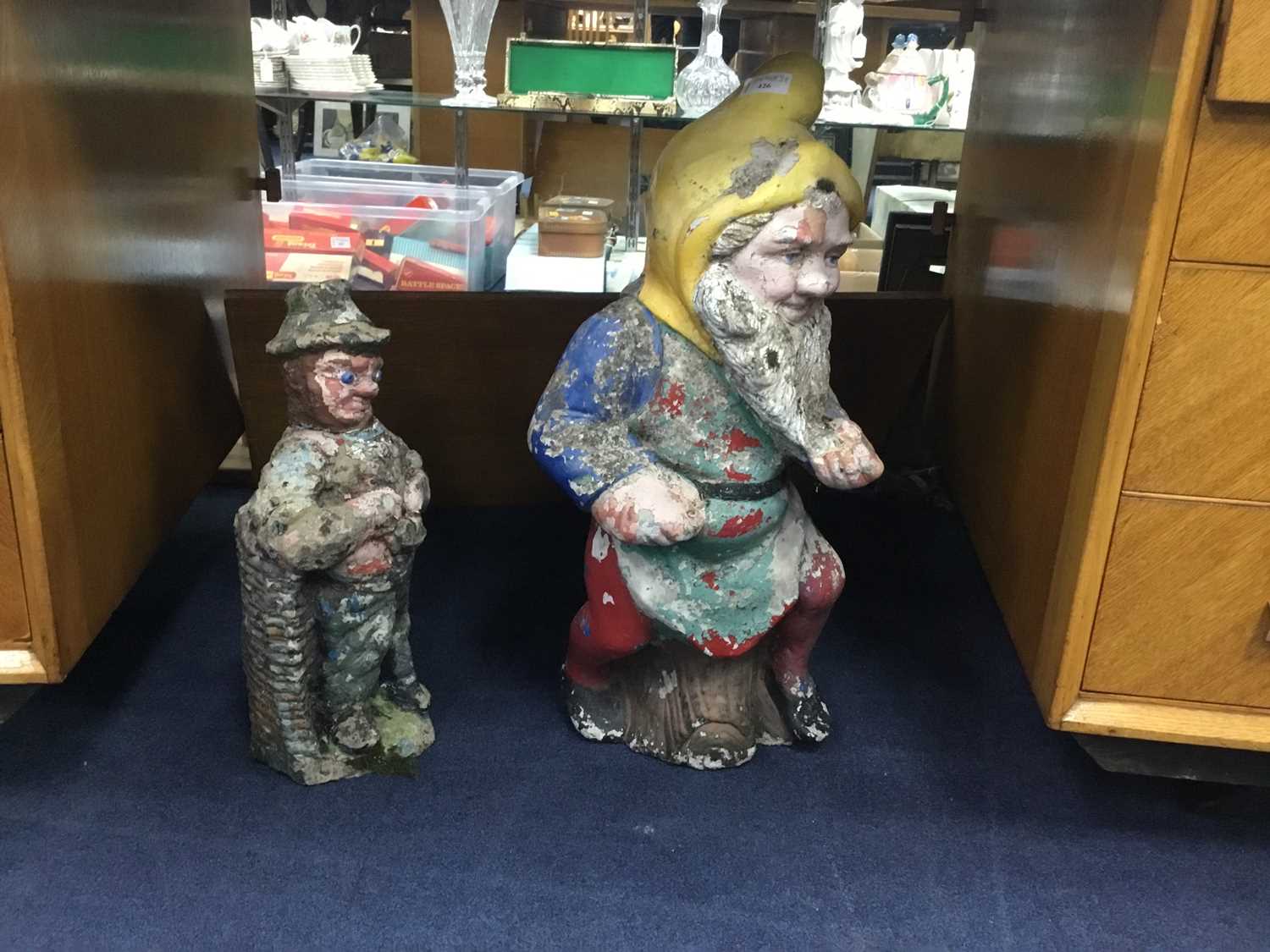 Lot 426 - A LOT OF TWO COMPOSITE GARDEN GNOMES