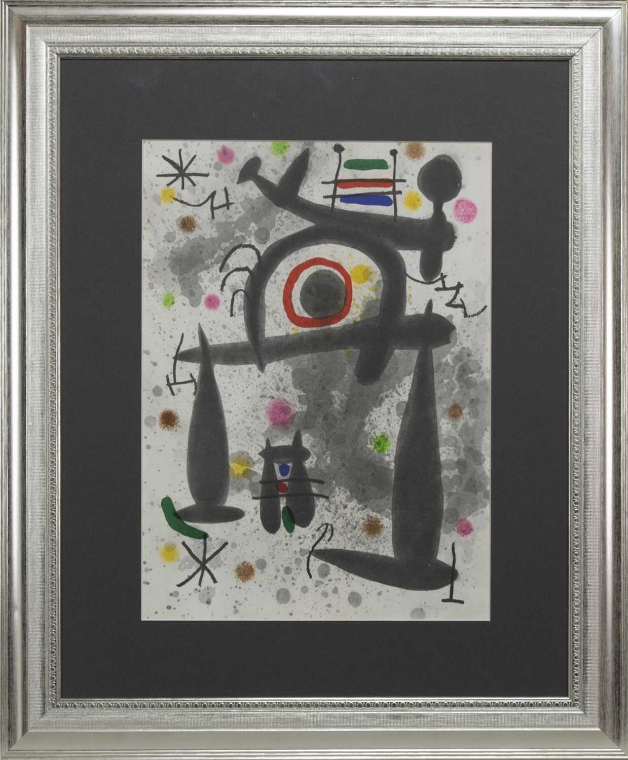 Lot 437 - A PAIR OF LITHOGRAPHS BY JOAN MIRO