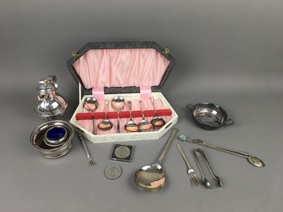 Lot 454 - A LOT OF TWO BOXED SILVER PLATED SETS AND OTHER SILVER PLATE