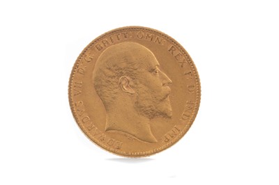 Lot 12 - AN EDWARD VII GOLD SOVEREIGN DATED 1903