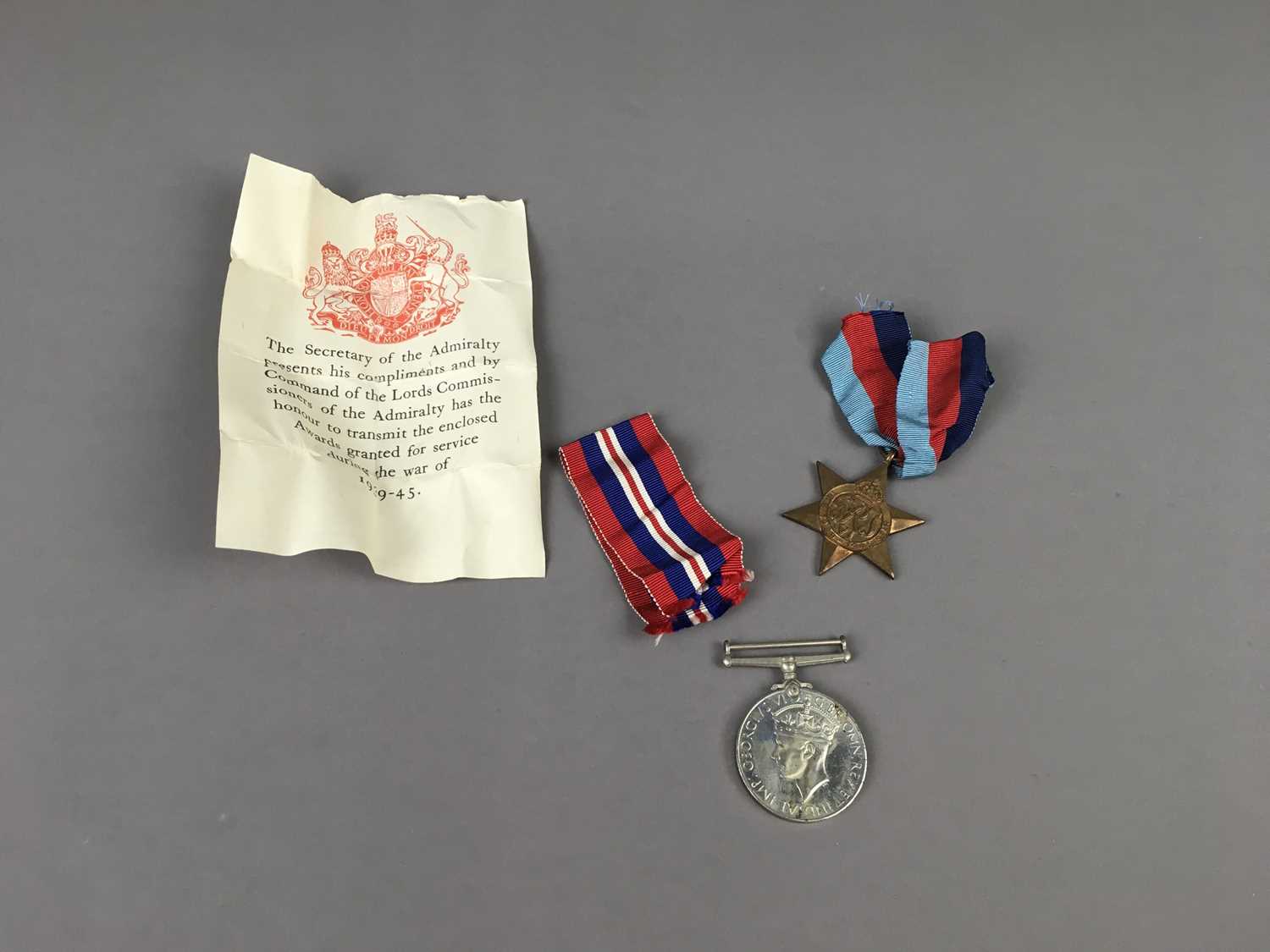 Lot 467 - A TWO WWII SERVICE MEDALS