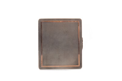 Lot 401 - A SILVER CIGARETTE CASE BY DUNHILL