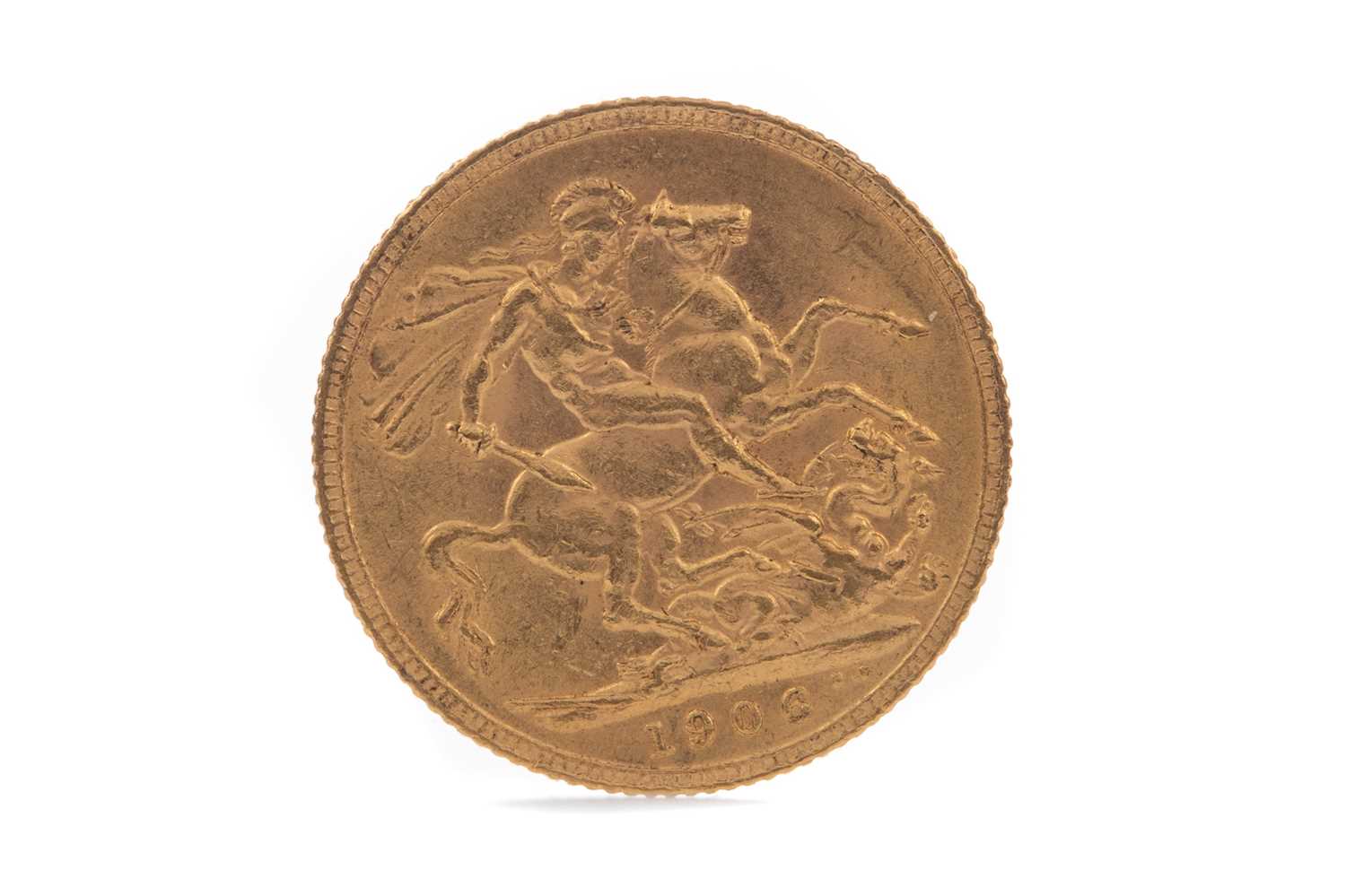 Lot 16 - AN EDWARD VII SOVEREIGN DATED 1906