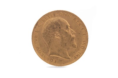 Lot 16 - AN EDWARD VII SOVEREIGN DATED 1906