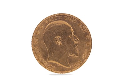 Lot 19 - AN EDWARD VII GOLD SOVEREIGN DATED 1907