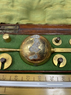 Lot 481 - A CASED SIKES HYDROMETER
