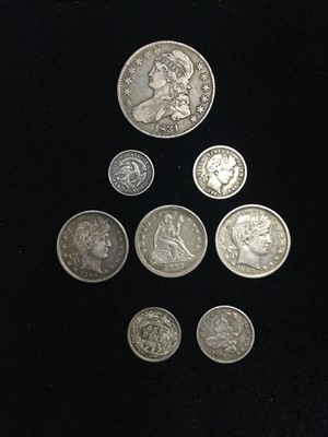 Lot 68 - A COLLECTION OF AMERICAN SILVER COINS