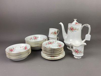 Lot 90 - A ROYAL STANDARD 'RAMBLING ROSE' PATTERN PART TEA AND COFFEE SERVICE AND ANOTHER