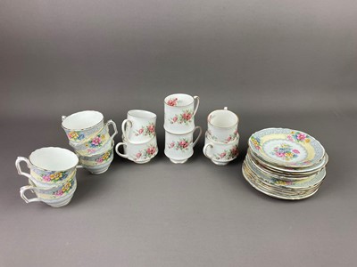 Lot 90 - A ROYAL STANDARD 'RAMBLING ROSE' PATTERN PART TEA AND COFFEE SERVICE AND ANOTHER