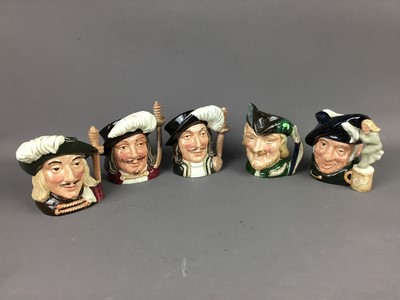 Lot 531 - A COLLECTION OF ROYAL DOULTON CHARACTER JUGS